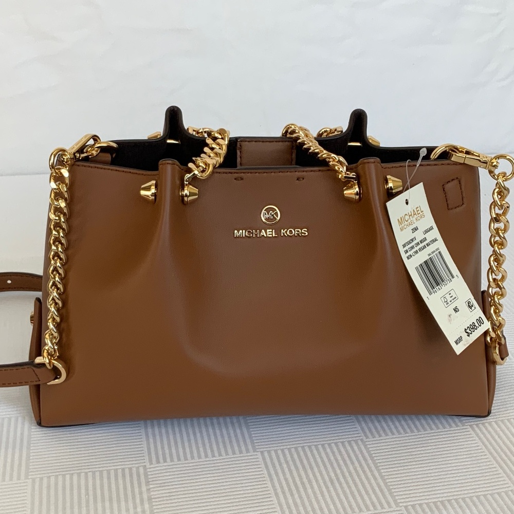 Micheal Kors - Zena Small Convertible Chain Messenger - NWT